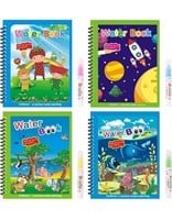 Water Coloring Book-4Packs- for