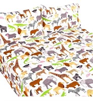 J pinno Jungle Animals Printed bed sheets