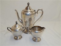 Rogers & Bro Silver Plate Tea / Coffee Service