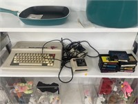 Vintage Tandy 128k color computer gaming system