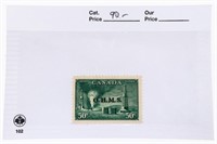 Canada -011- 50 cent Oilwells OHMS Overprint