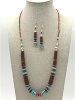 Southwestern Handmade Gemstone Necklace Set