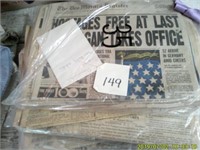 OLD WW 2 DES MOINES REGISTER PAPERS