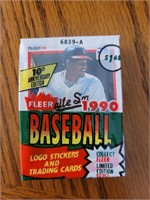 1990 Fleer Baseball Jumbo Pack