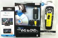 VHS to DVD Set, Remote & Streaming Stick