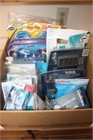 Lot with Sonic Care Toothbrush Items, Razors, Etc.