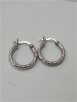 Small Sterling silver earrings stamped 925
