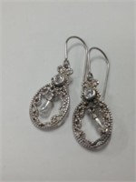 Sterling silver earrings stamped 925