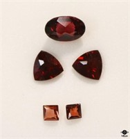 Garnet Gemstones / 5 pc