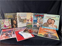 Vintage LP’s from motion picture musicals