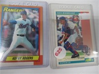 Kenney Rodgers Rangers Topps card and Ivan