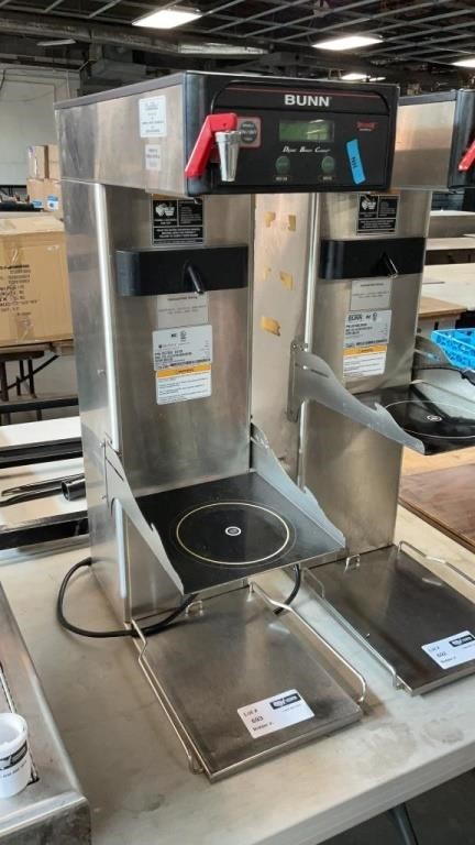 BUNN COFFEE BREW MODEL ITCB-DV,29TRK W/TRAY &