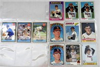 (20) NOLAN RYAN CARDS 70s & 80s