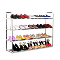 Shoe Rack with 5 Shelves-Five Tiers 30 Pairs $37