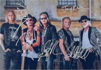 Autograph COA Aerosmith Photo