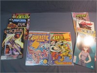 (12) Comic Books - Fantastic Four Thunder And