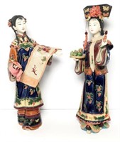 Asian Ceramic Women Figurines