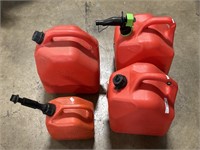 4 Gas Cans.