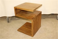 MCM solid wood side table