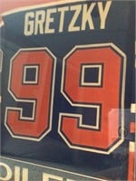 Framed Wayne Gretzky Jersey