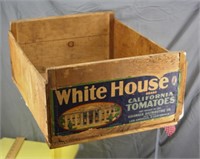 NS: WHITE HOUSE CALIFORNIA TOMATOES CRATE