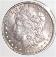 1887 Morgan Silver Dollar