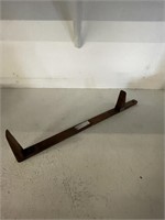 Vintage Wood/Brass Shoe Measuring Tool