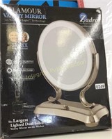 Zadro Glamour Vanity Mirror Lighted, Dual Sided