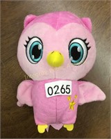Small Pink Owl Stuffed Animal