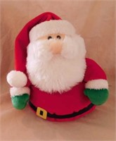Plush Santa Claus figure, 13" tall