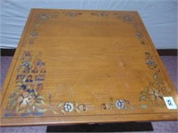 Ethan Allen table same as 87 but top has paper