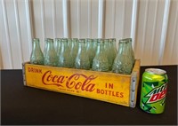 Streator IL. Coca Cola Crate with Bottles ( NS)