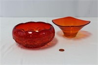 Vintage Amberina Fenton Bowl and More!