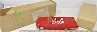 1961 Ford Sunliner red Promotional plastic car