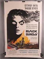 Black Sunday 1961 Linen Backed Movie Poster