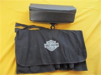 Harley Davidson Tool Kit & Leather Storage Pouch