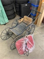 VTG Wooden Baby Carriage Needs TLC