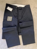 Spier & Mackay Navy Cotton Pants Sz 30 Slim, New
