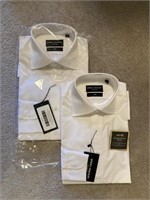 Spier & Mackay White Dress Shirts Sz S 14.5", New