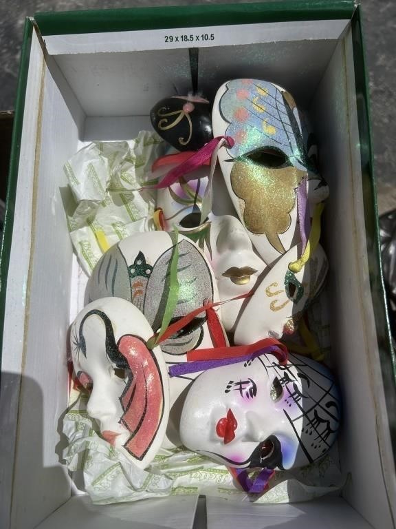 Box of Porcelain Masks