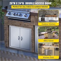 VEVOR Outdoor Kitchen Doors  26W x 24H Inch