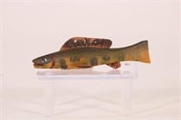 4" Perch Fish Spearing Decoy by Charlie Pucket of