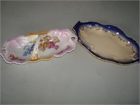 Painted German dish and old dish
