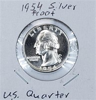 1954 Silver Proof U.S. Quarter