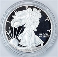 2001 West Point Silver Proof Eagle