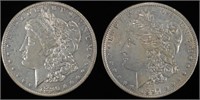 1896 & 1897 MORGAN DOLLARS AU