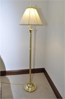 Swing Arm Gold Metal Floor Lamp