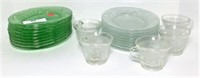 Sandwich Glass Snack Sets & Extra Plates