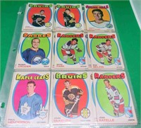 36x 1971-72 O-Pee-Chee Hockey Cards Brad Park +