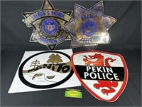 Illinois and Wisconsin Police Emblems